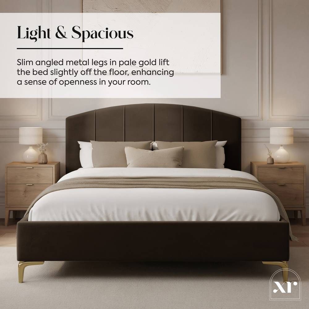 Avery Shadow Ottoman Bed - Brown Mocha