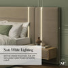 Amelia Ottoman Hotel Bed With Bedside Tables and App Controlled Lights - Natural Stone (2 Sizes) - XR LivingOttoman Bed