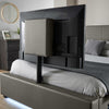 Ava Upholstered TV Bed with LED Lights - Grey (4 Sizes) - XR LivingTV Bed