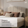 Avery Shadow Ottoman Bed - Natural Stone - XR LivingBed Frame