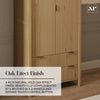 Dakota Two Door Wardrobe with Two Drawers and App Controlled LED Lights - Wild Oak - XR LivingWardrobe