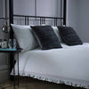 Fern Four Poster Double Bed with LED Lighting - Black - XR Living