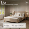 Lola Shadow Ottoman Bed - Natural Stone (2 Sizes) - XR LivingBed Frame