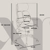 Lyla Ergonomic Office Chair with ErgoTek Comfort Pads - cream - XR LivingOffice Chair