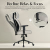 Lyla Ergonomic Office Chair with ErgoTek Comfort Pads - cream - XR LivingOffice Chair