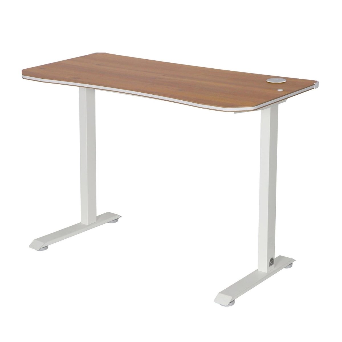 Oka LED Office Desk with Wireless Charging - Oak RGB (2 Sizes) - XR LivingOffice Desk