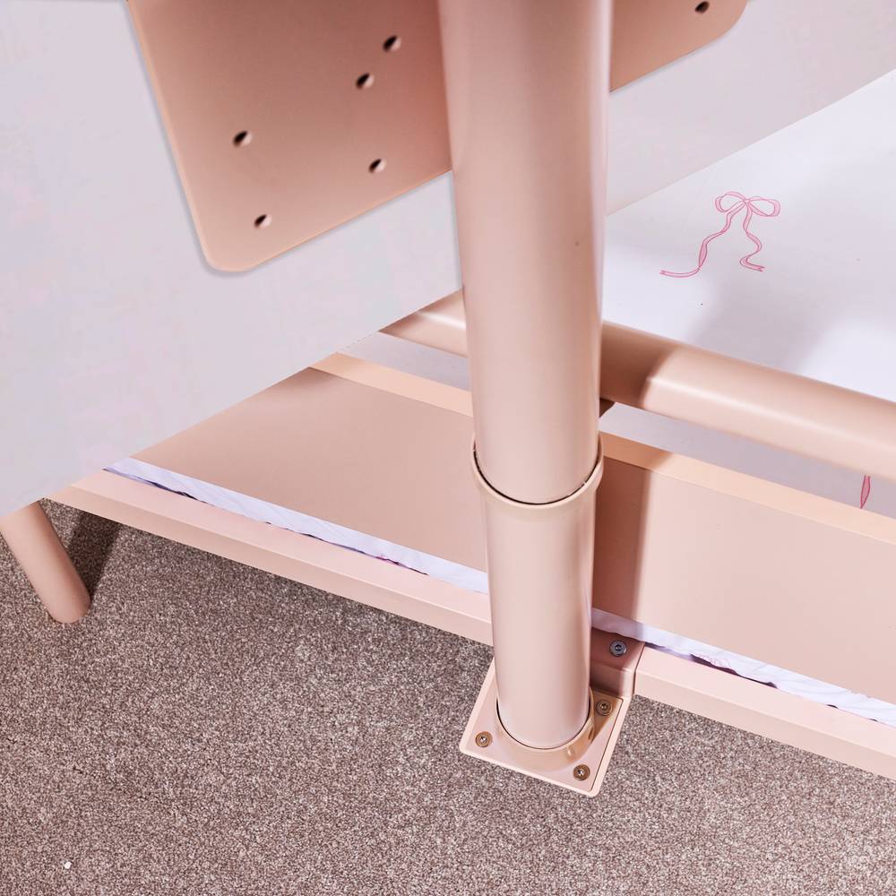 Reya Colour Drench TV Twist Bed - Single - Pink - XR LivingTV Bed