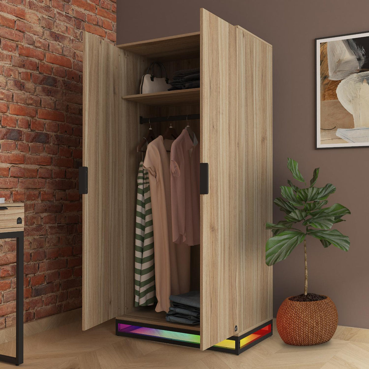 2 Door Wardrobe
