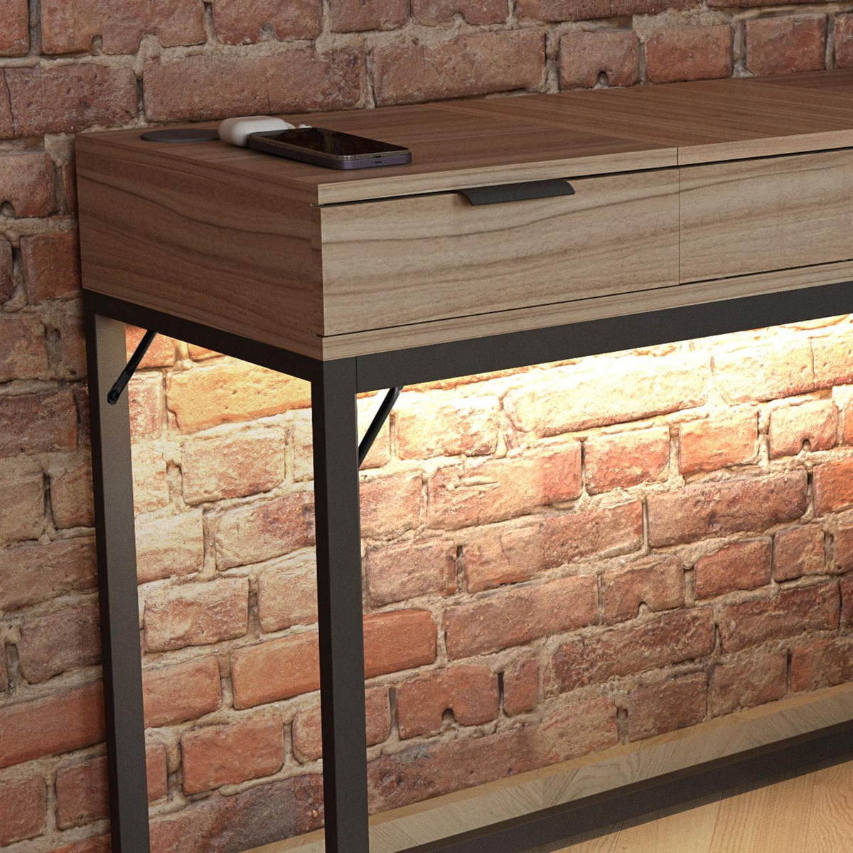 Sturdy Frame & Oak Finish